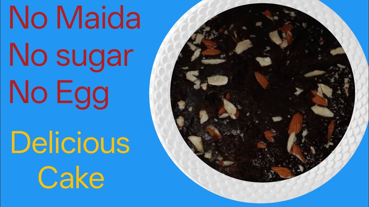 गेहूं और गुड़ से बना सॉफ्ट स्पंजी केक/No Maida/No Egg /No Sugar 