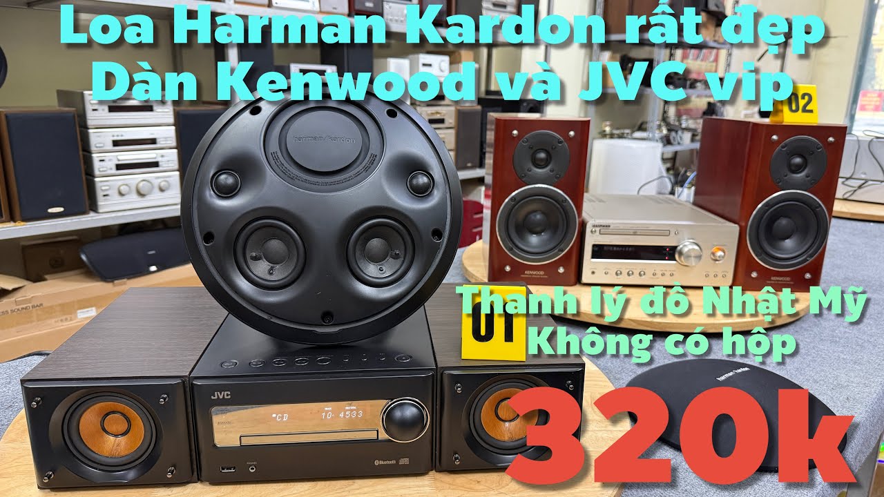14/3/2026. Thanh lý đồ Mỹ mới tinh không hộp. Dàn VIP Kenwood và JVC khủng long. Đồ Nhật Mỹ chỉ 320k