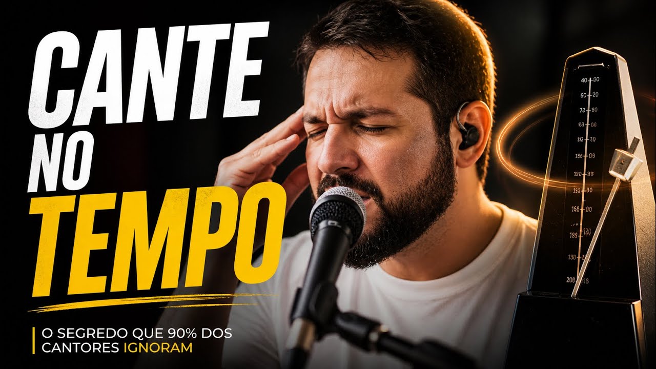 APRENDA A CANTAR NO TEMPO (RITMO) - METRÔNOMO
