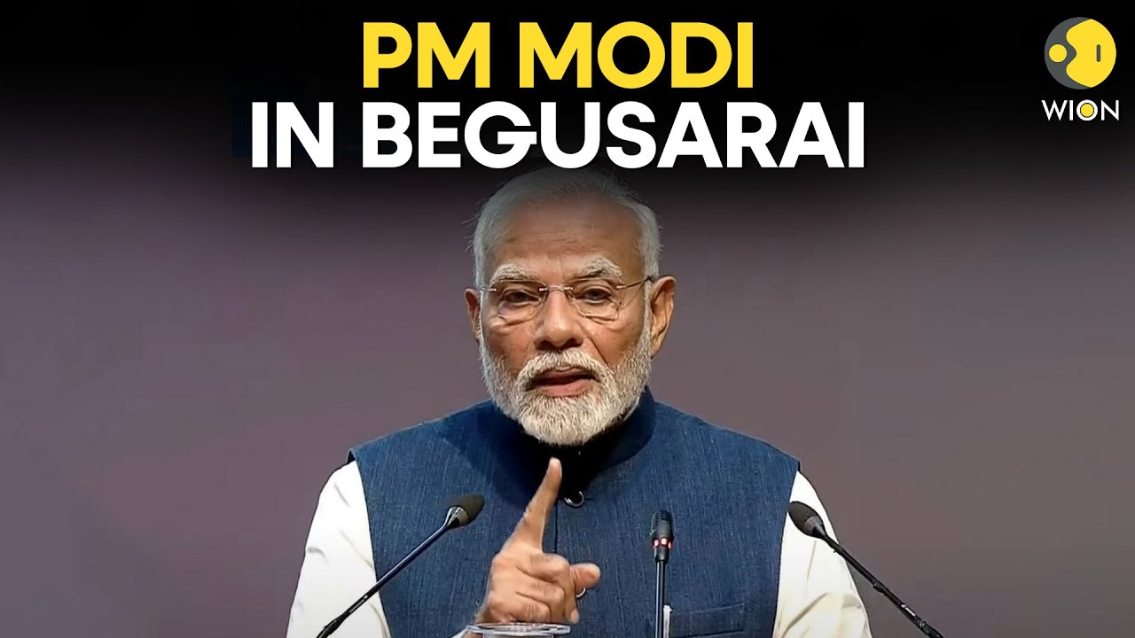 PM Modi LIVE: PM Modi Addresses Public Rally In Begusarai | Bihar Election | BJP  | WION