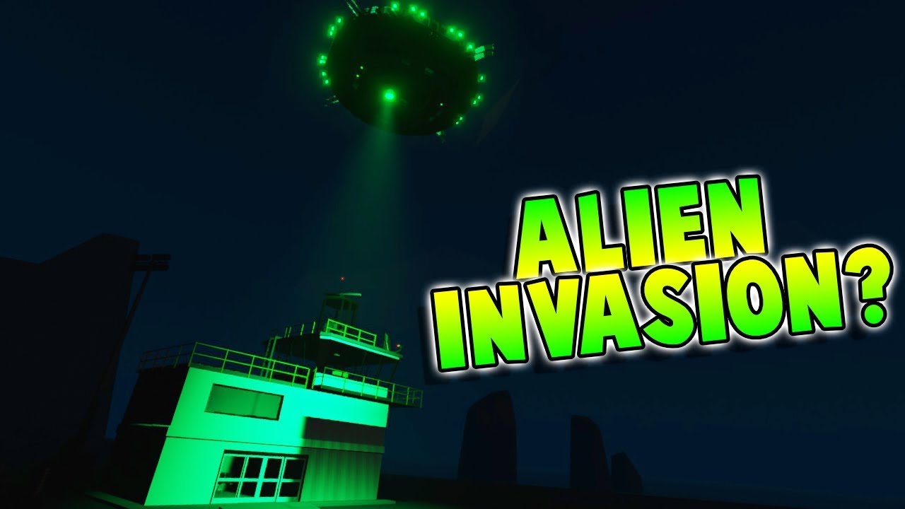 ALIEN INVASION AT MILITARY BASE? - Stormworks: Build and Rescue Gameplay Roleplay