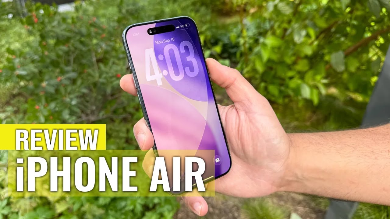 Обзор iPhone Air: тонкий корпус, впечатляющая производительность.