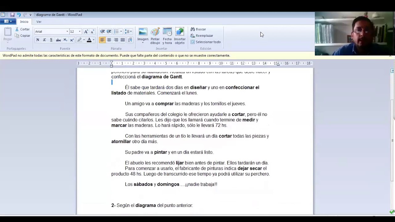 TEÓRICO DIAGRAMA GANTT