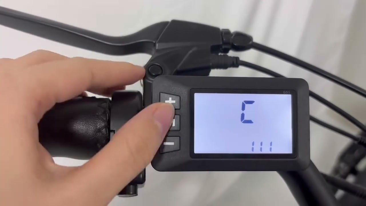 How to enter the G51 display parameter setting interface