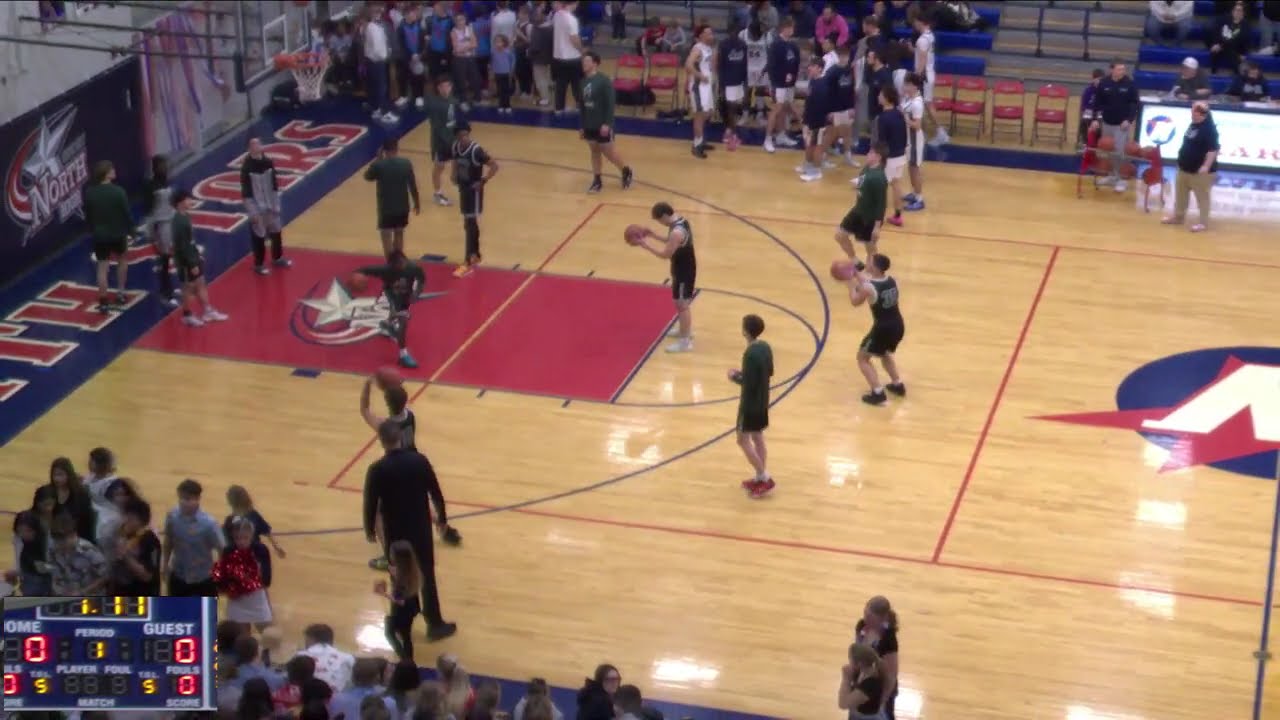 Sioux City North vs Sioux City West High School  Boys' Varsity Basketball   Tactical 1