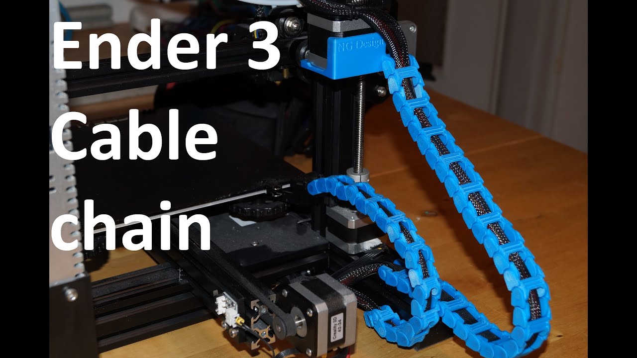 Creality Ender 3 Cable Chain assembly instruction