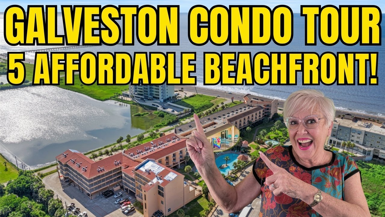 GALVESTON Condo TOUR | 5 Affordable BEACHFRONT Condos