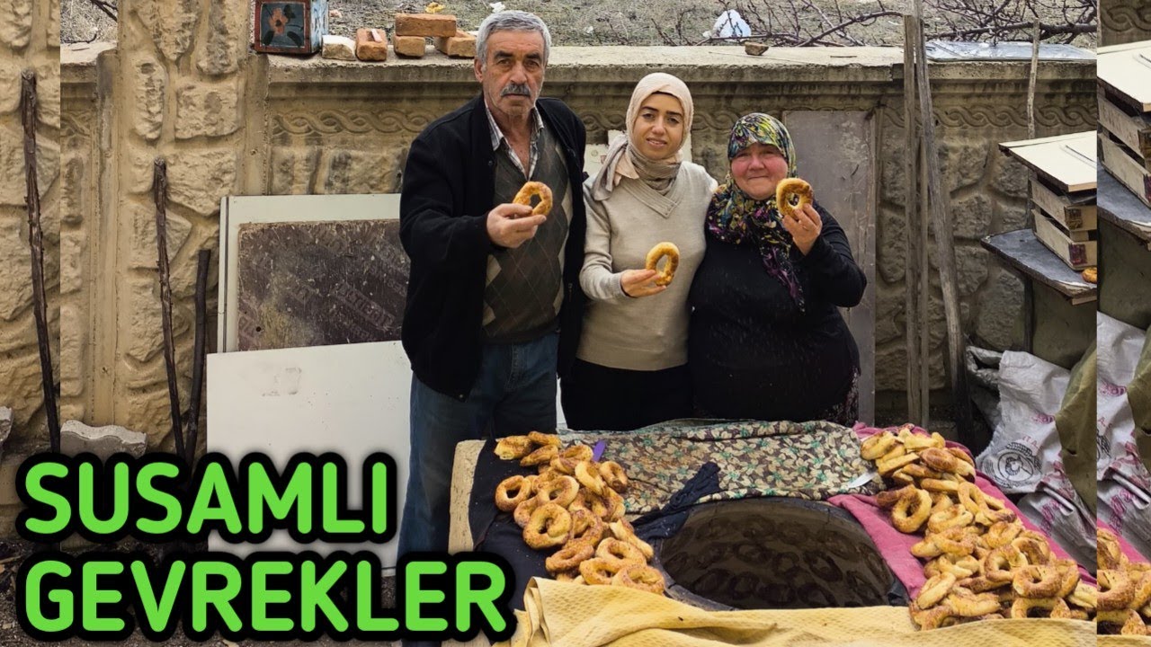 MEŞHUR SİLLE TANDIR GEVREĞİ ! | Susamlı çıtır çıtır gevrekler.