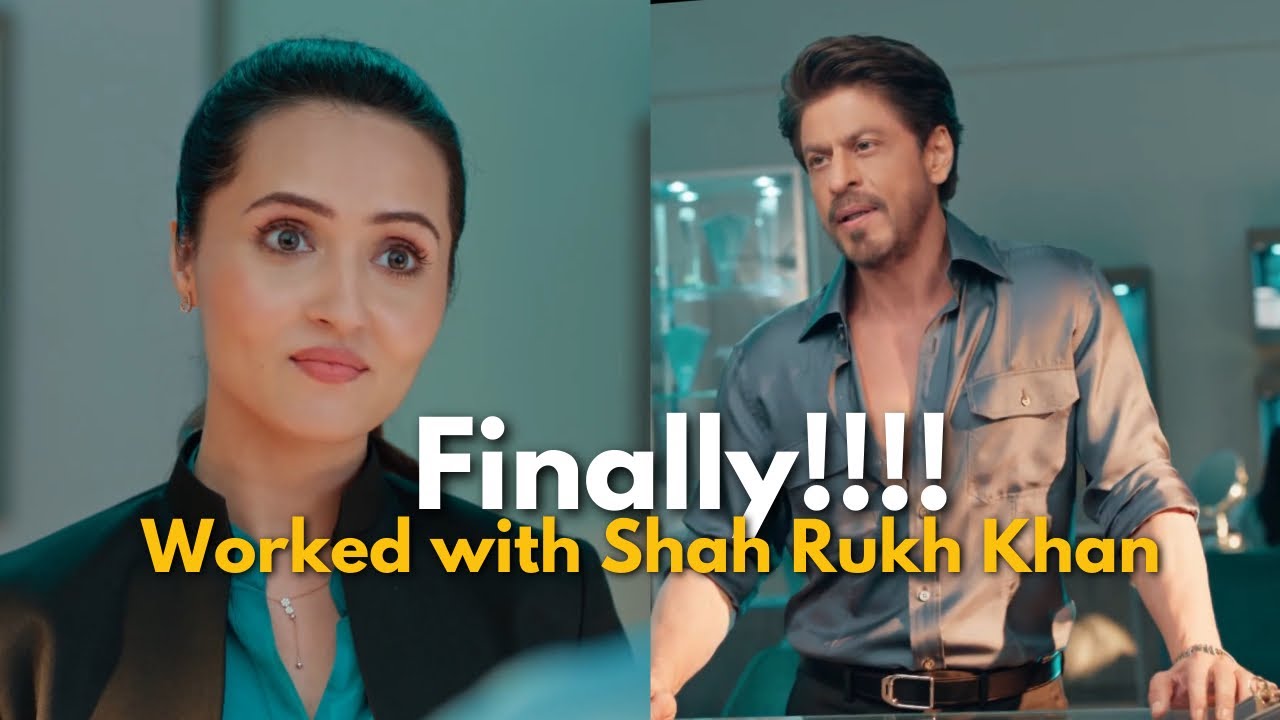 Finally worked with Shahrukh khan &hearts;️