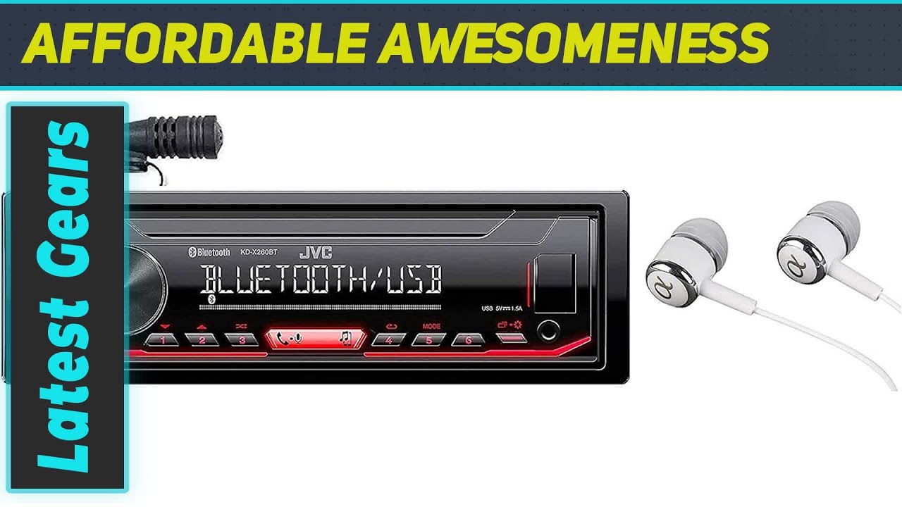 JVC KD-X260BT Digital Media Receiver - Best Budget Bluetooth Car Stereo in 2024?