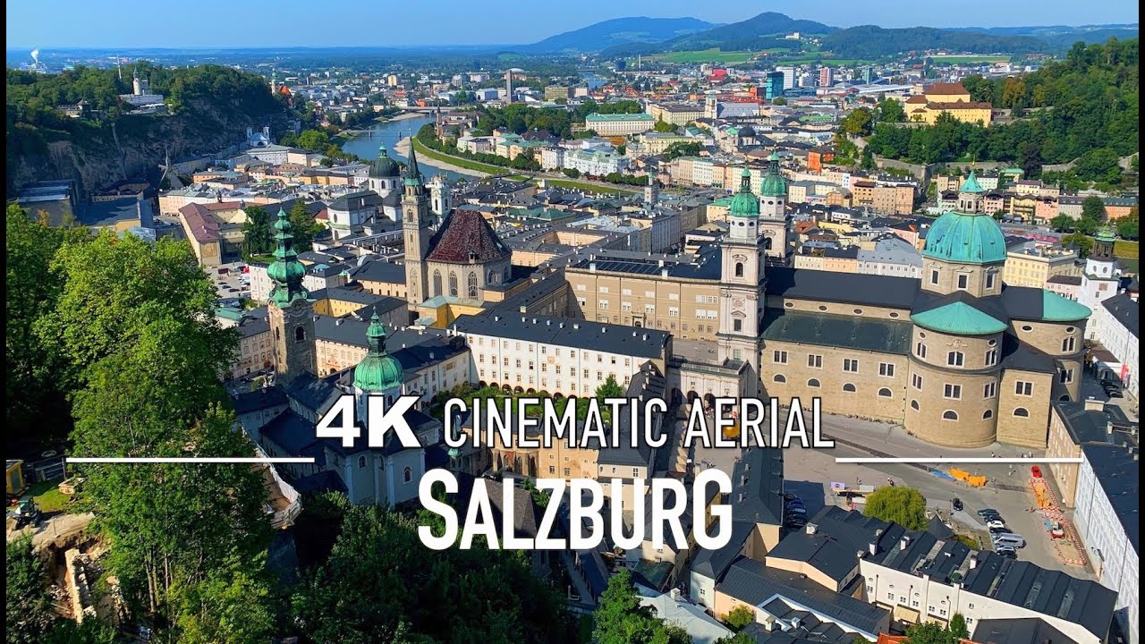 SALZBURG by Drone 4K 🇦🇹 | City of Mozart AUSTRIA