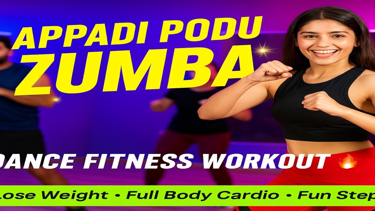 Appadi Podu Tamil Zumba Dance Workout | Ghilli Vijay Dance Fitness | Thalapathy Vijay Tamil Song