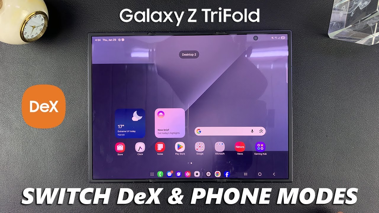 Samsung Galaxy Z TriFold: How To Switch Between Phone Mode & Dex Mode
