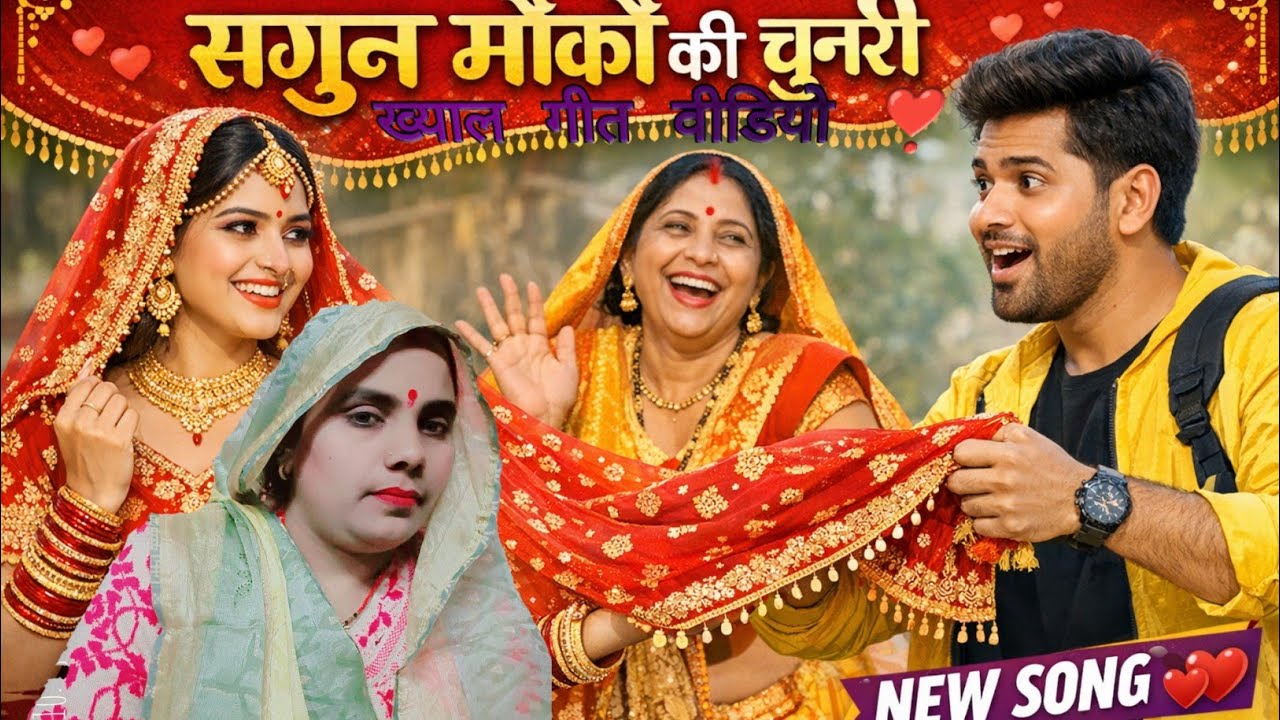 #मजेदार_ख्याल#ख्याल_गीत(सगुन मैको की चुनरी भैया मेरो को ले आना) मजेदार ख्याल गीत वीडियो New Song❣️❣️