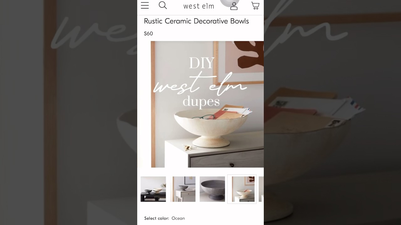 WEST ELM vs THRIFT STORE #diydecor #thriftflip #westelmdupes