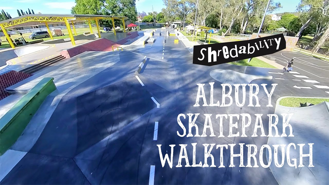 NEW ALBURY SKATEPARK WALKTHROUGH