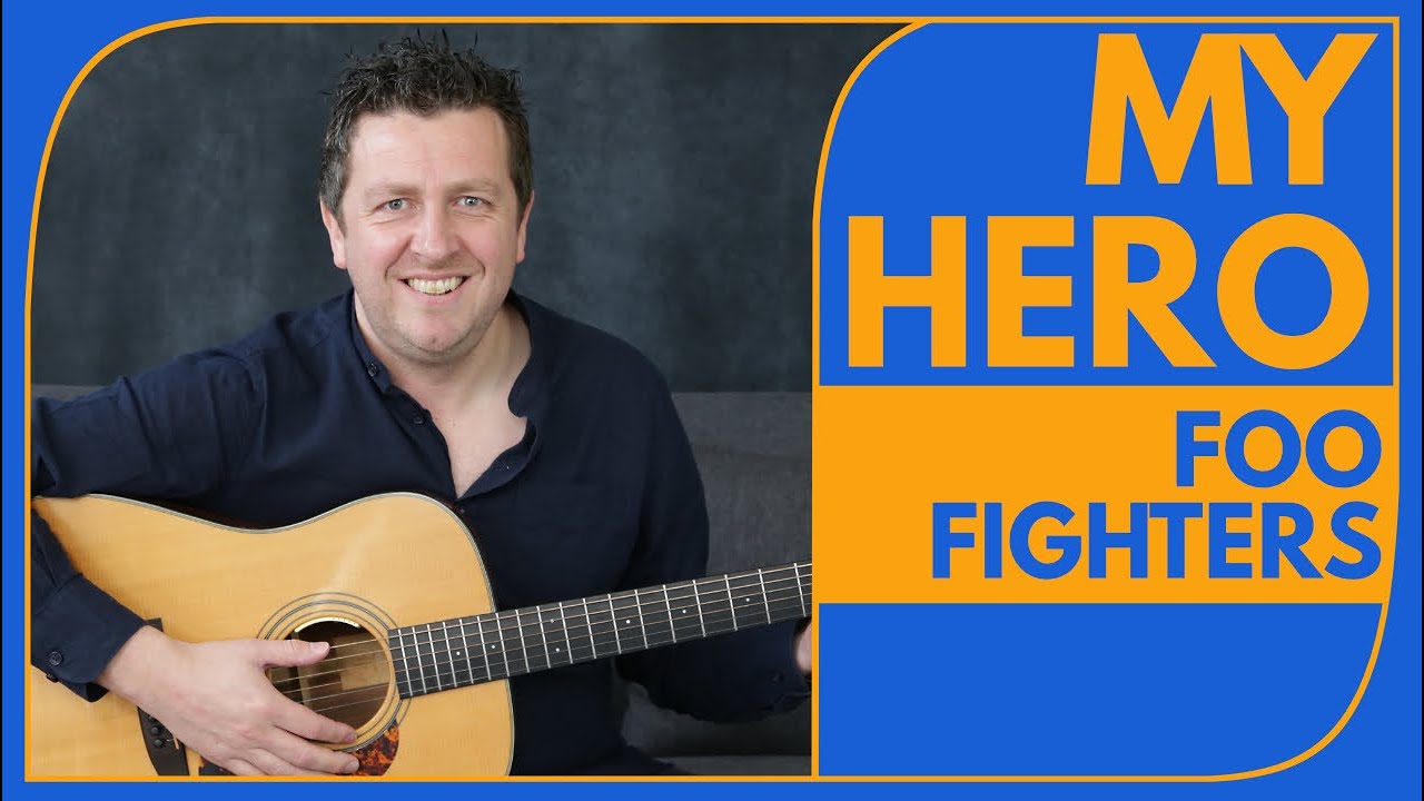 My Hero Acoustic Guitar Lesson - Foo Fighters - Drue James