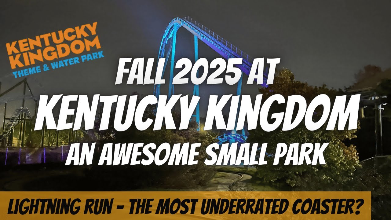Мой первый визит в парк развлечений Kentucky Kingdom!!! Сезон осень 2025 года - Луисвилл, Кентукк...