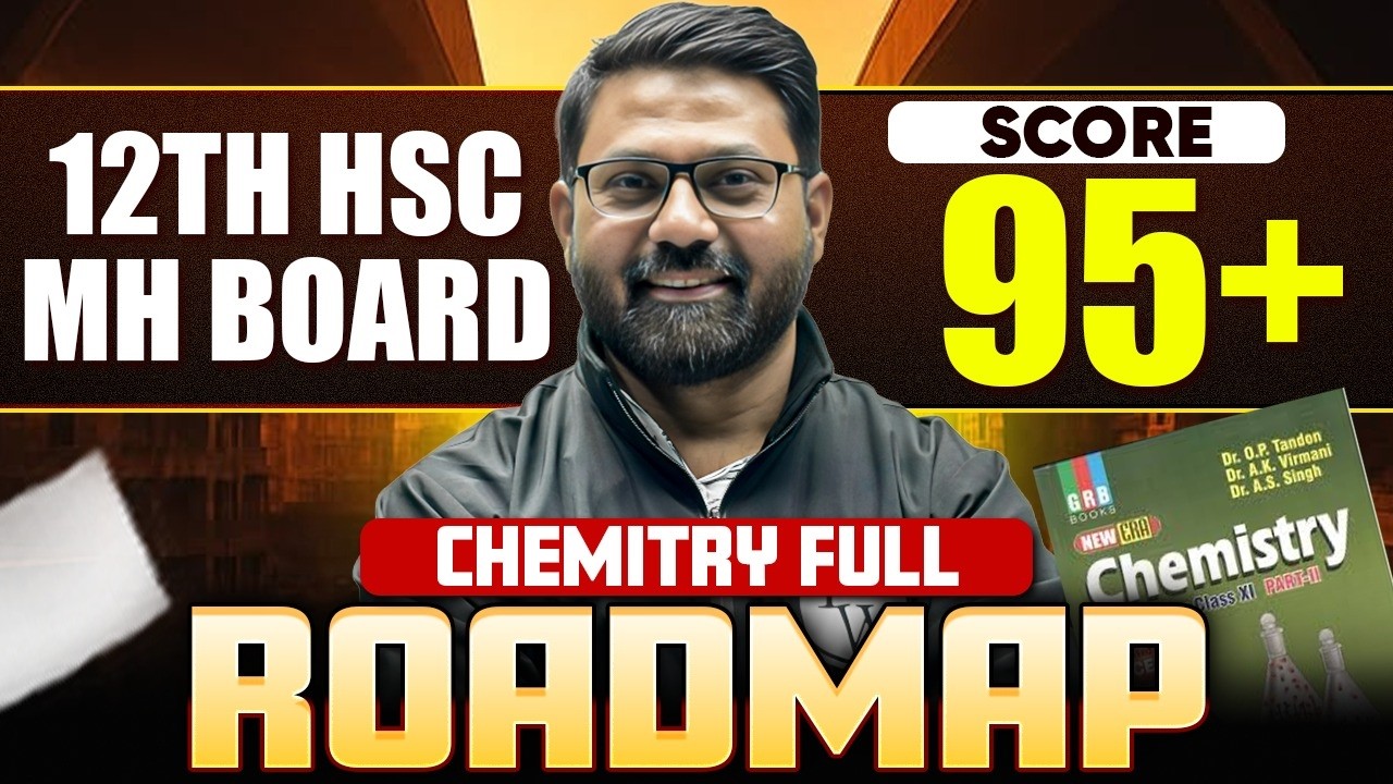 ✅ 12th HSC Chemistry Complete Roadmap 2027 🔥 | Score 90+ Marks Easily