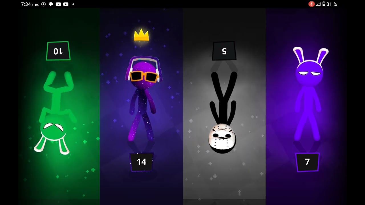 Jugando stycman party con personajes de fnaf si este vídeo llega a 123 likeeeees muestro mi cara
