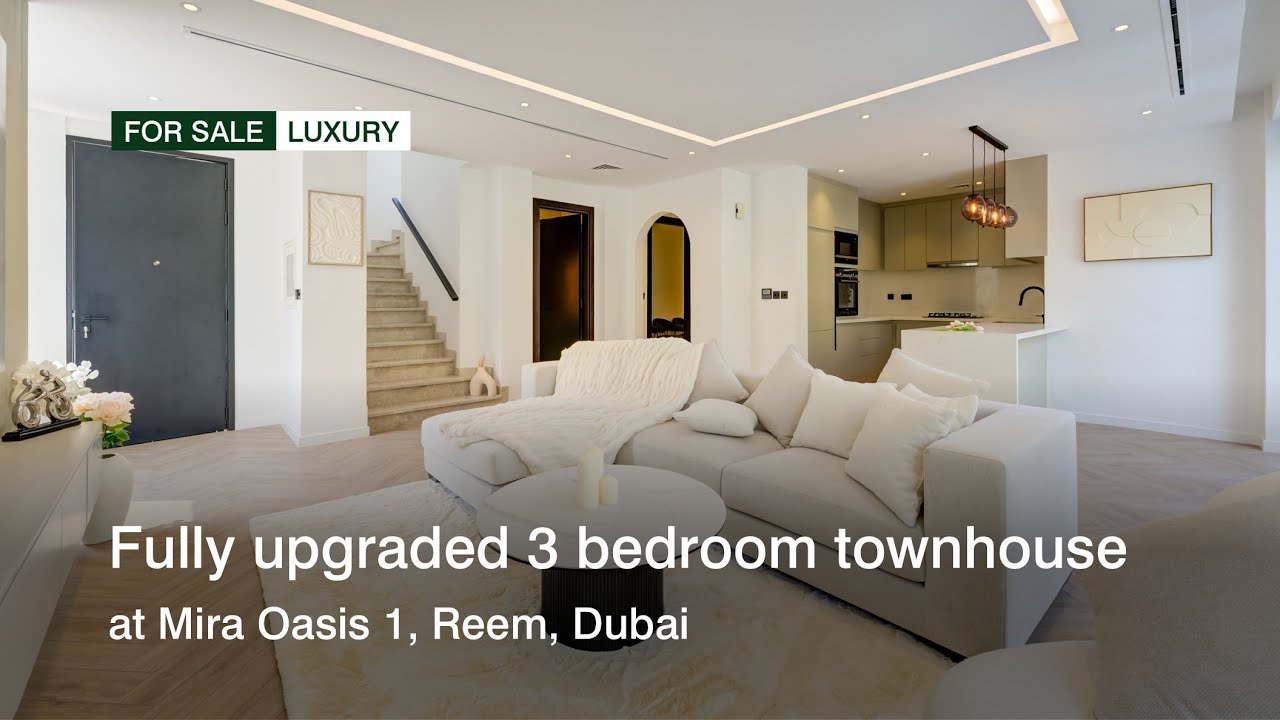 Fully upgraded 3 bedroom townhouse at Mira Oasis 1, Reem, Dubai | haus & haus