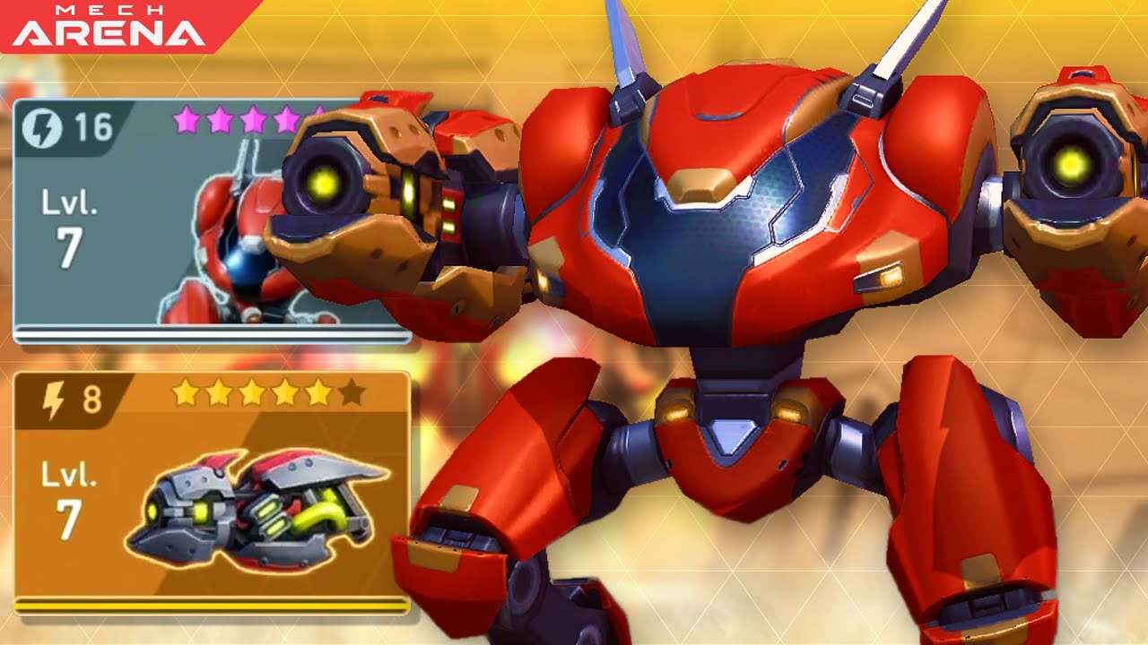 Lancer + Pod Gun 8 🔥| Maxed Out Chaos! | Mech Arena