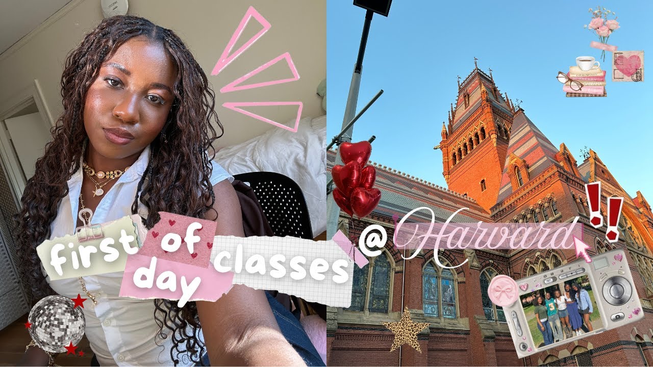 first day of classes @ harvard 🪻 productive study vlog, dorm tour, hanging w/ friends
