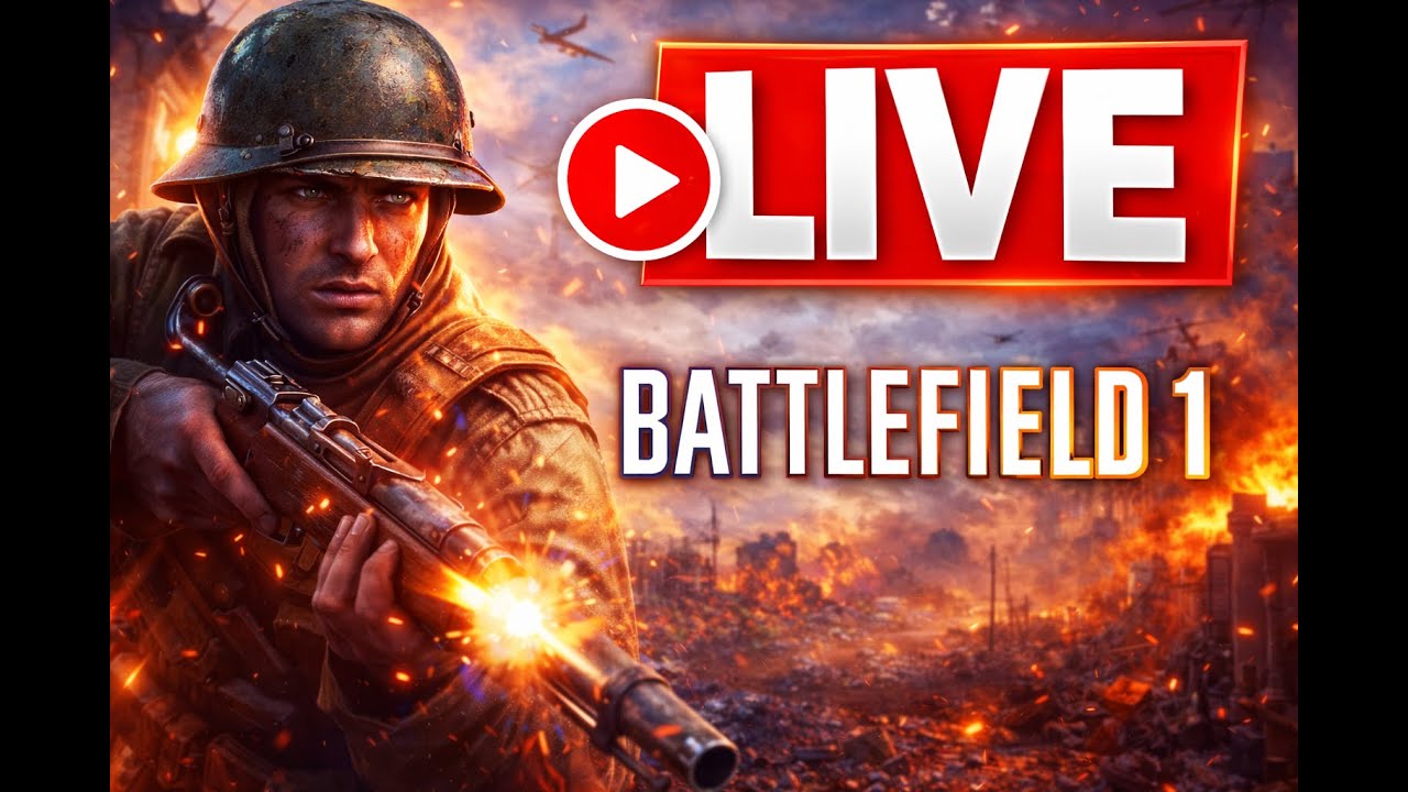 🔴 LIVE | Battlefield 1- Kampania 1 Wojna Światowa - KONTYNUACJA⚔️🔥