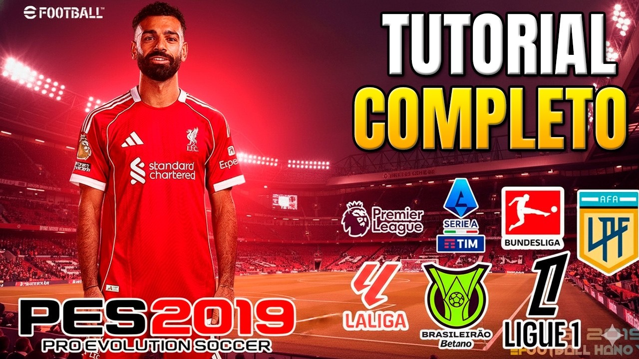 🔥 TUTORIAL COMPLETO!!! COMO INSTALAR O PATCH MAIS LEVE PARA PES 2019 (11GB) &mdash; ATUALIZADO 2026!!! ⚽💥