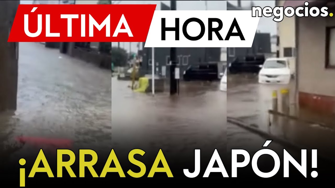 El tifón Peipah enciende la preocupación en Japón por inundaciones