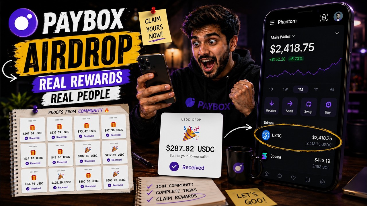 How to Participate In PayBox Airdrop | Airdrop By MoonPay | Complete Guide Hindi