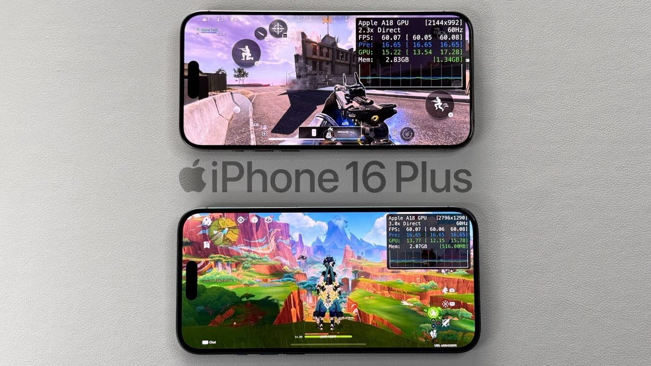 Apple Secretly Made a Gaming Phone!! iPhone 16 Plus Gaming Tests | Genshin Impact & Warzone Mobile.