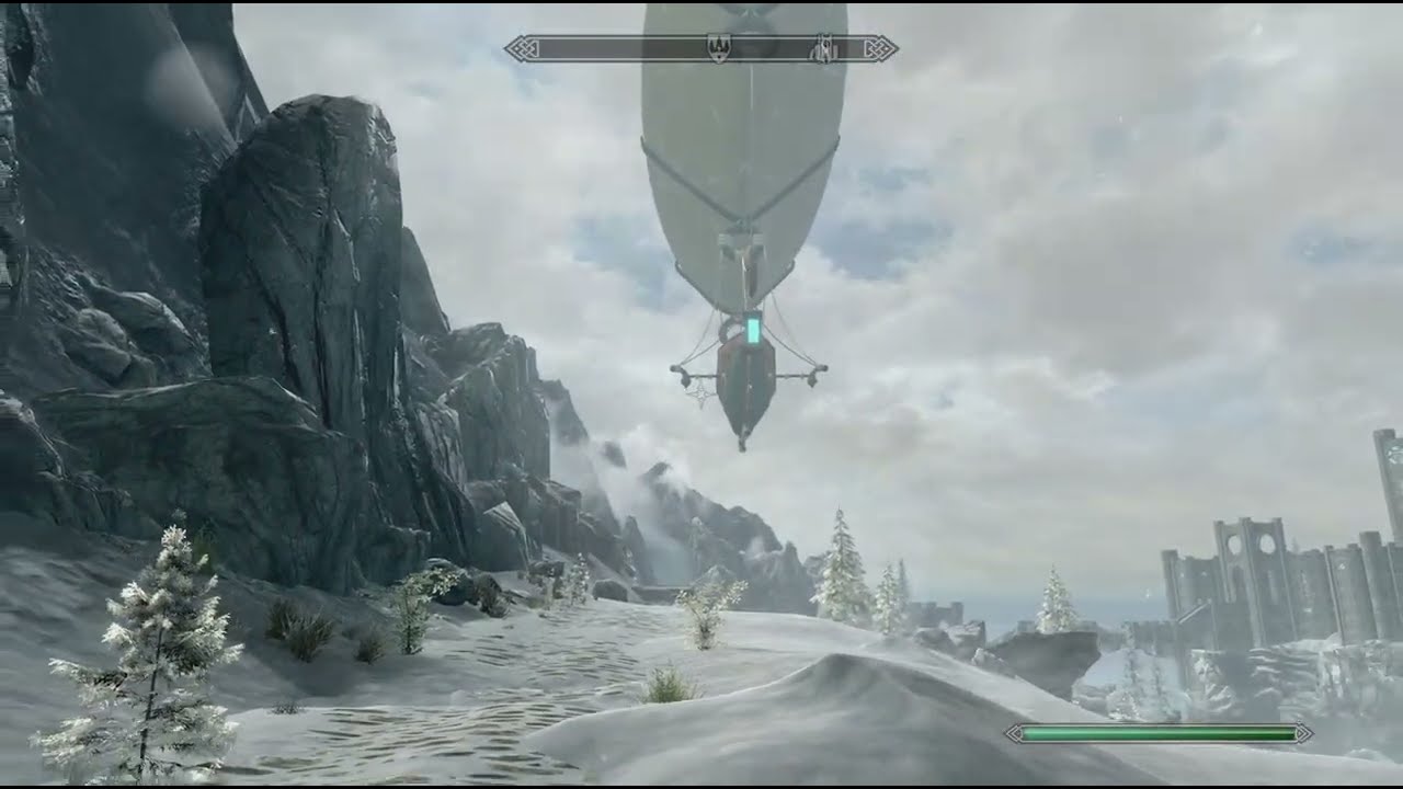 Skyrim PS5/PS4: Flying airship’s
