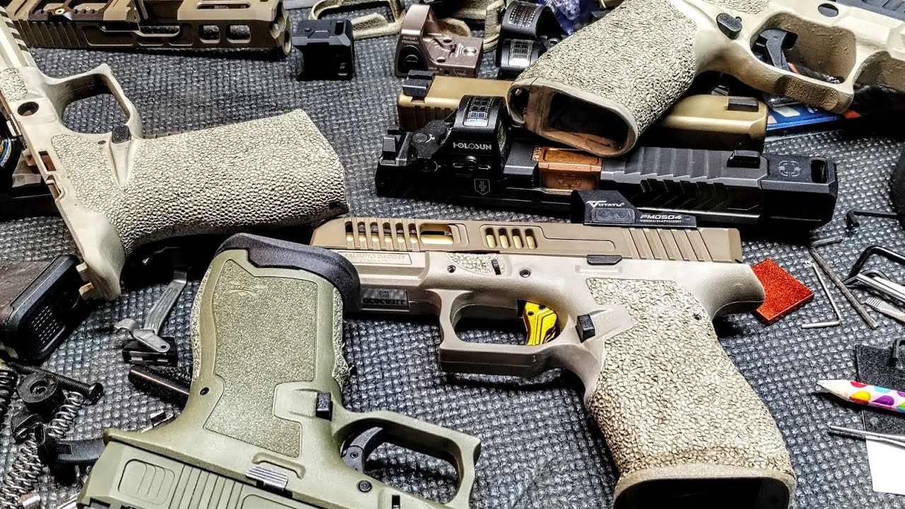 Как сделать точечный рисунок на кинжале PSA Dagger gen 3 Glock Clone Springfield Armory Echelon