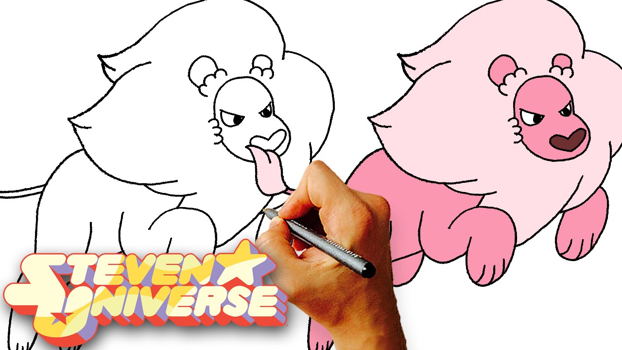 How to Draw Lion (Steven Universe) Step by Step Drawing Lesson