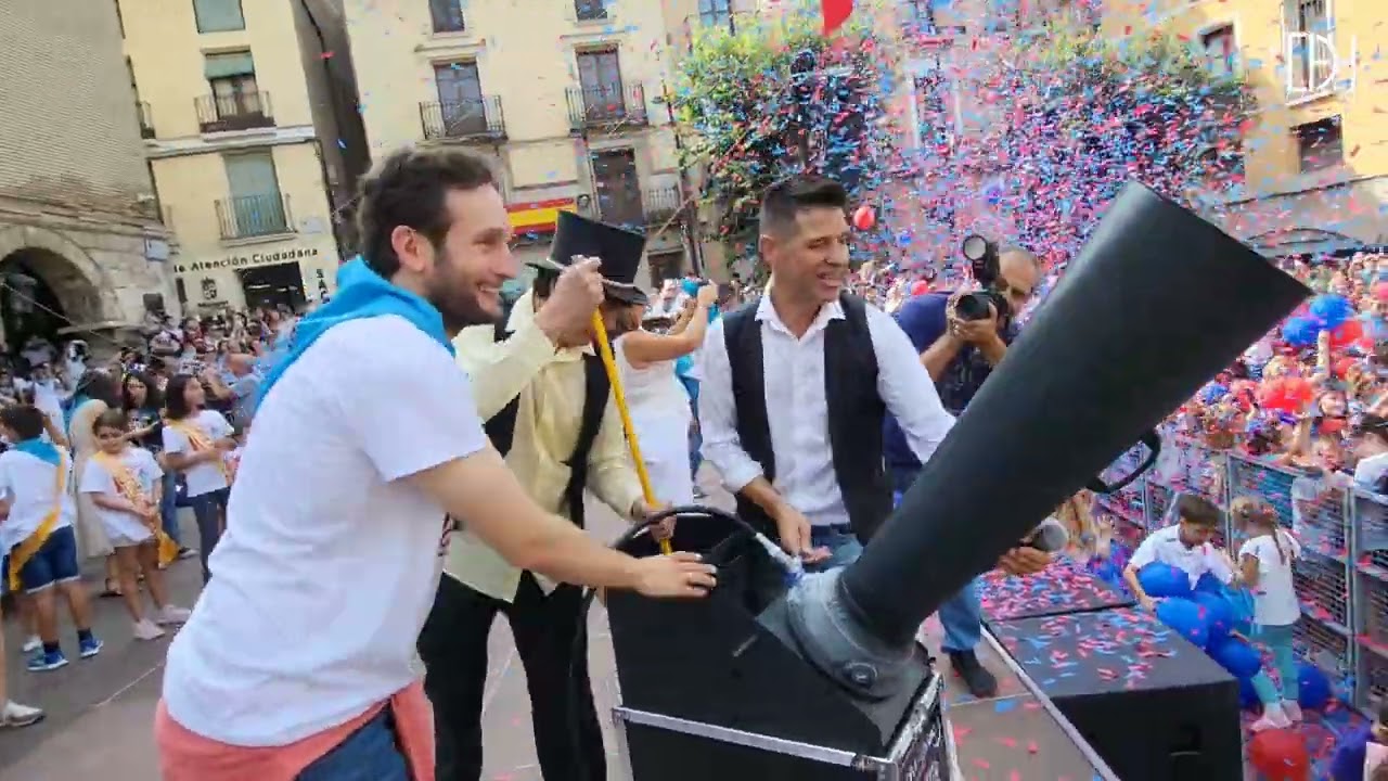 San Mateo 2025 arranca en Monzón con el chupinazo infantil