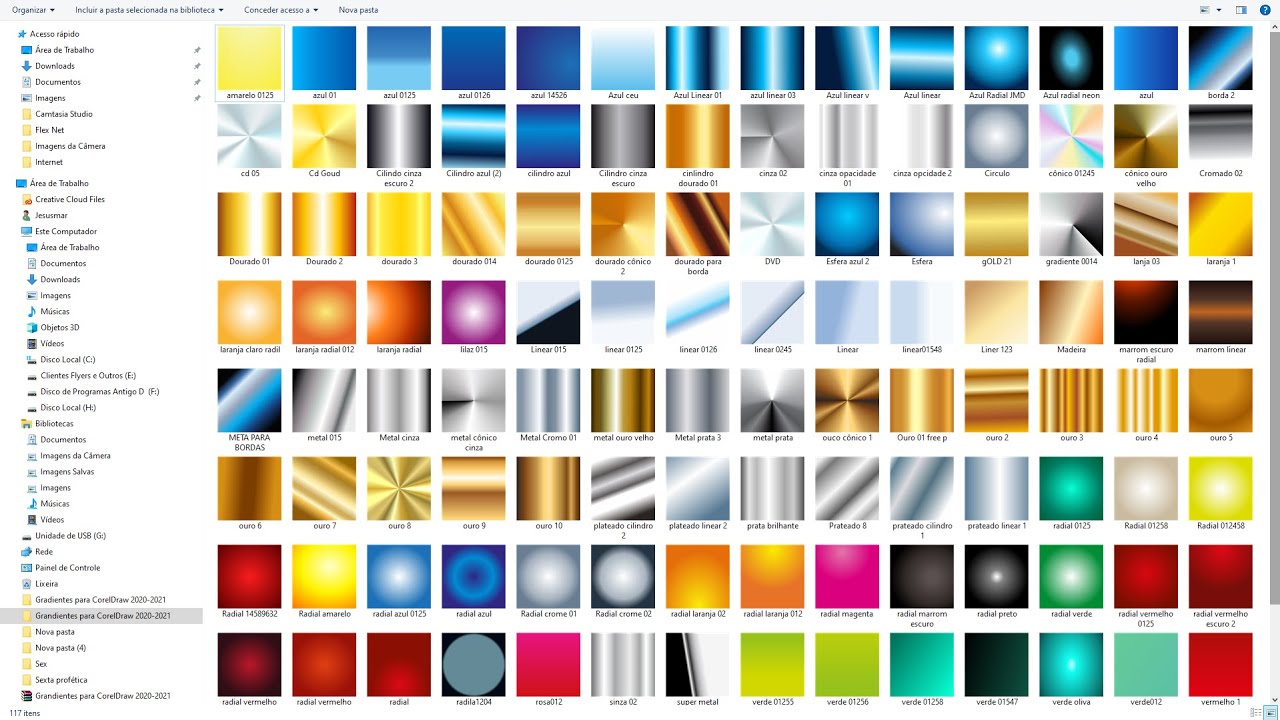 Como Instalar Grandientes no CorelDraw x8 - CorelDraw 2021