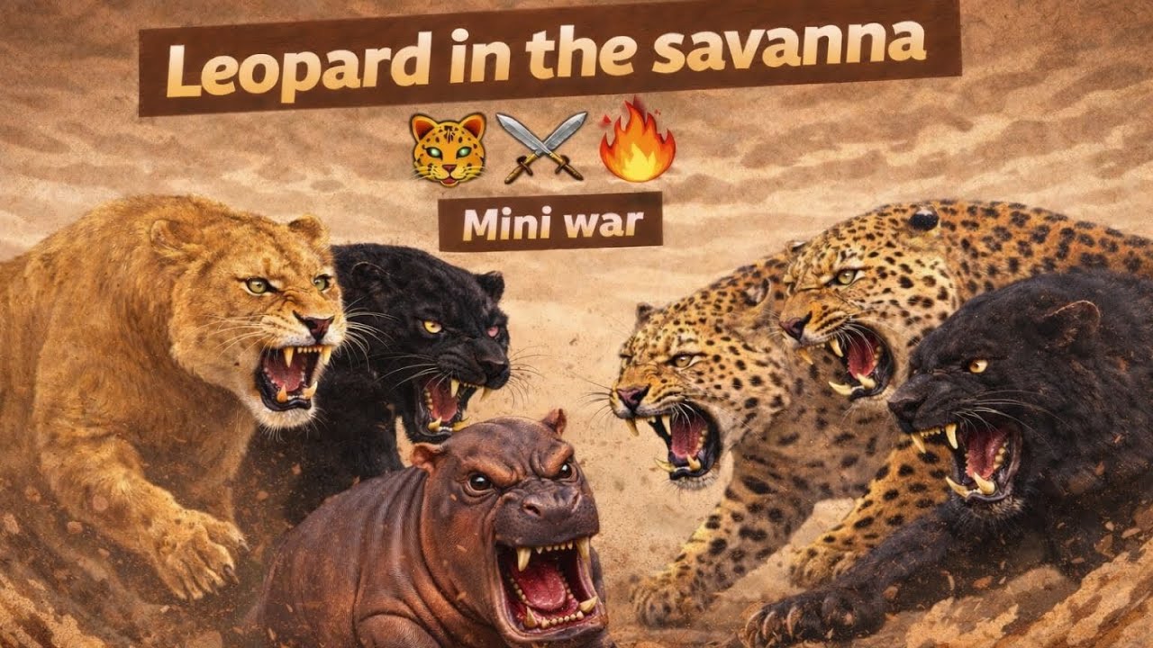 Briga no Savanah, Savanah Life(Parte 19) Leopardo 🐆.
