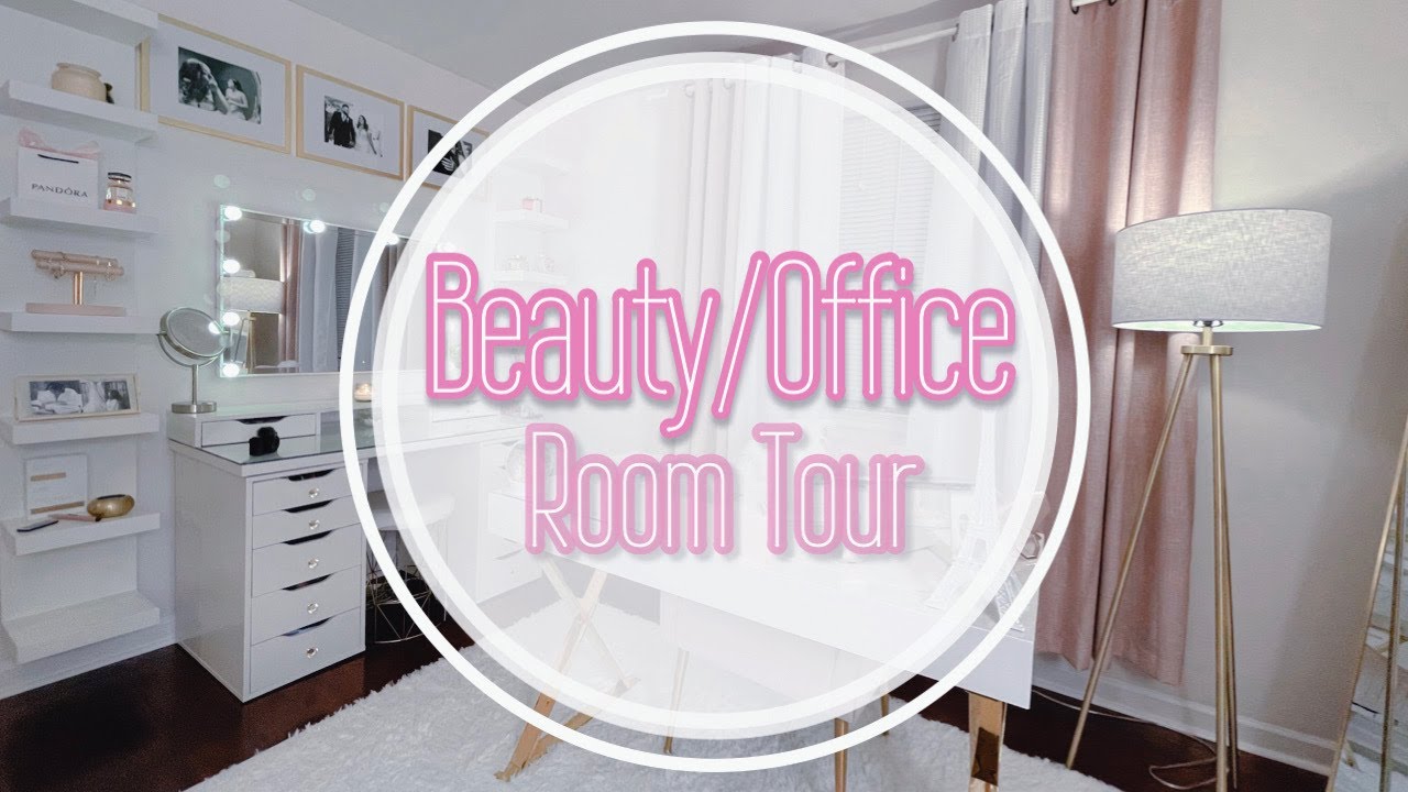 BEAUTY ROOM & HOME OFFICE TOUR!🤍│SMALL ROOM 2021│@rubisanmar