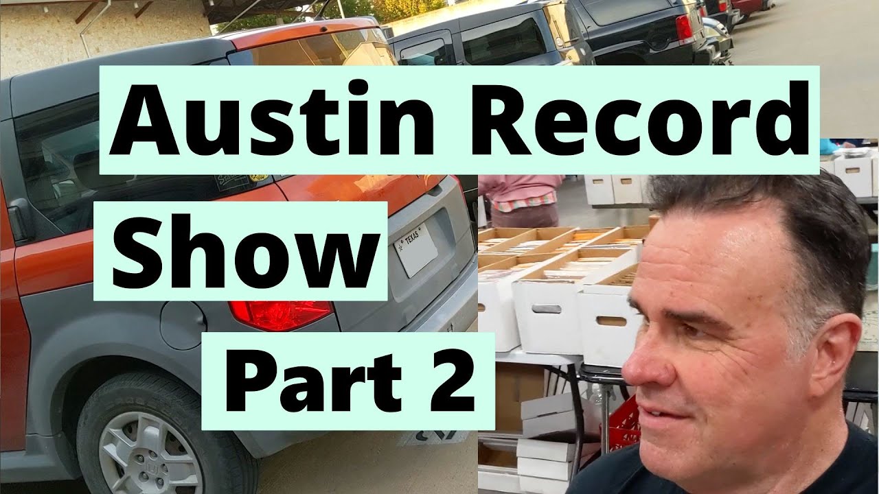 Austin Record Convention. Buying and selling rare vinyl records. Part 2