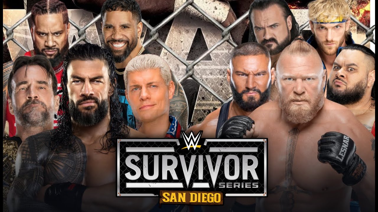 WWE Men's WarGames Match : Survivor Series 2025 Full Match : Team Roman Reigns vs Team Brock Lesner