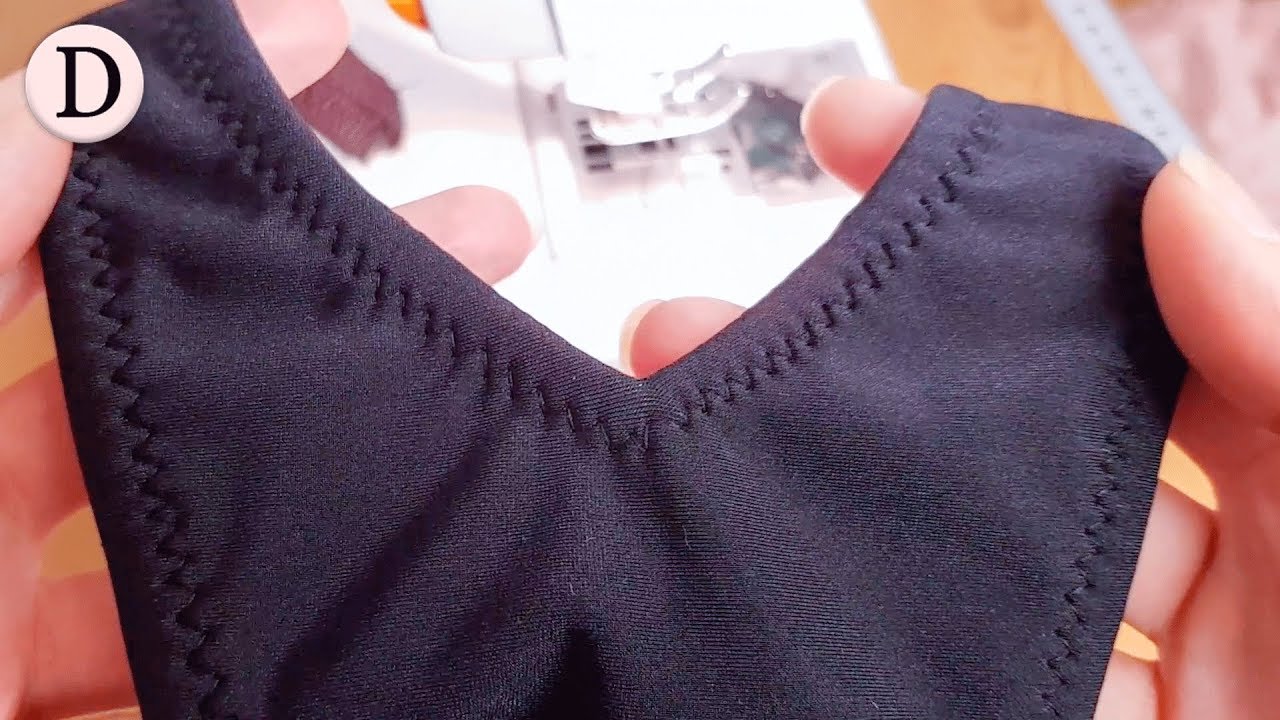 Nähtipp: V-Ausschnitt nähen bei Bademode