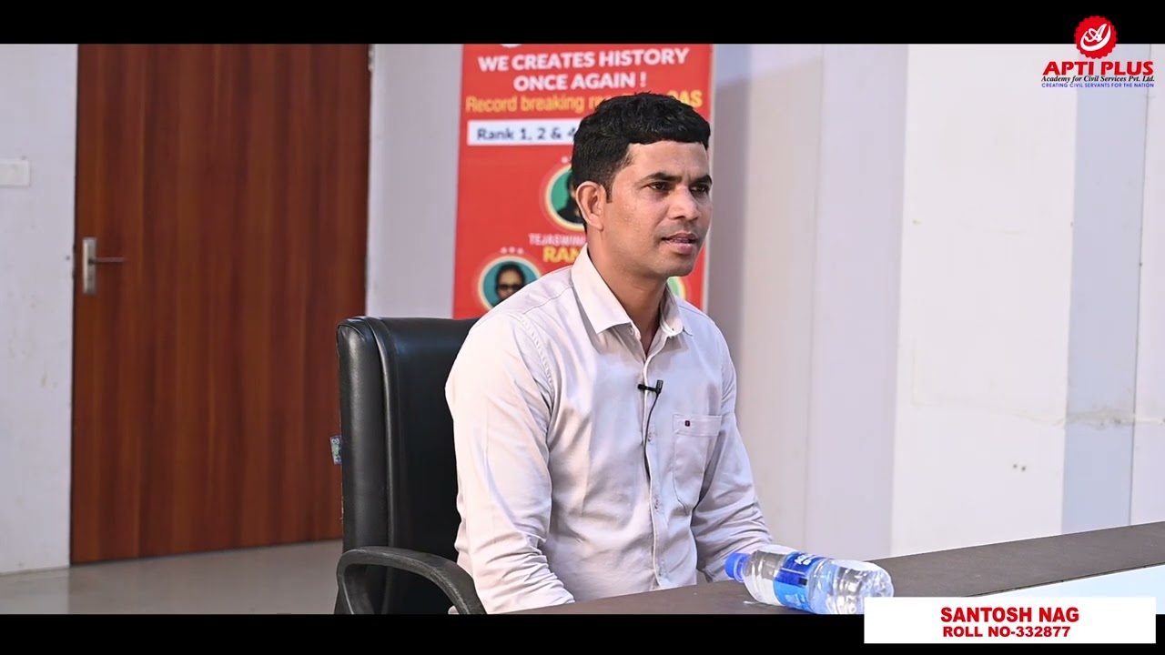 SANTOSH NAG || RANK 429 || OAS 2022 || Mock Interview || APTI PLUS