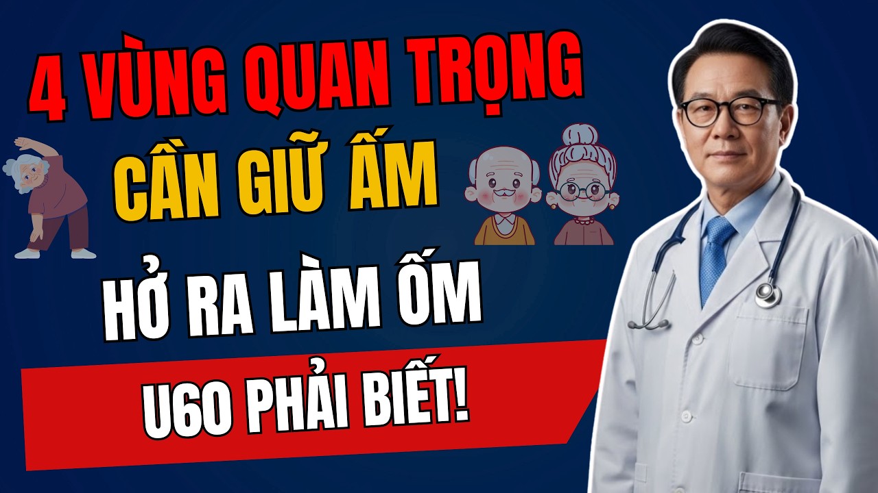U60 Đặc Biệt PHẢI GIỮ ẤM 4 VÙNG NÀY, Hở Ra Là Ốm, Nguy Cơ Đột Qụy Cao