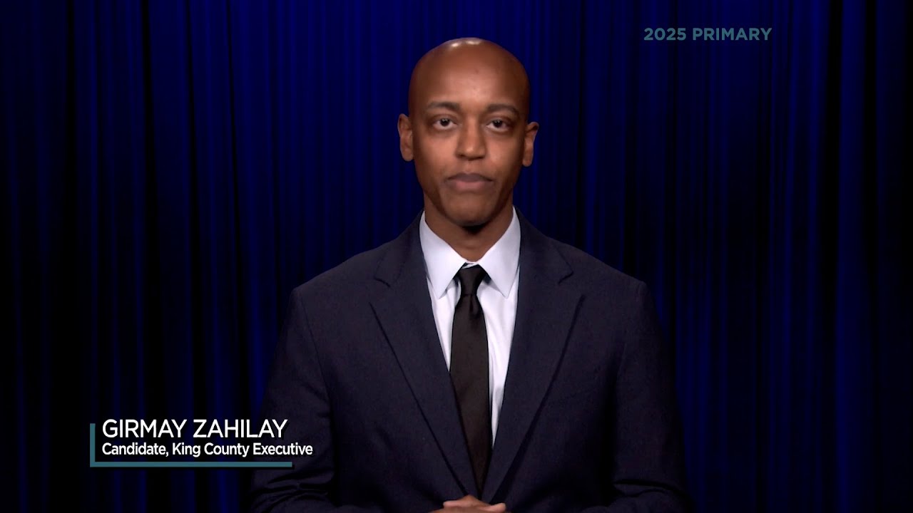 Girmay Zahilay, candidate for King County Executive - Video Voters’ Guide 2025 Primary Election