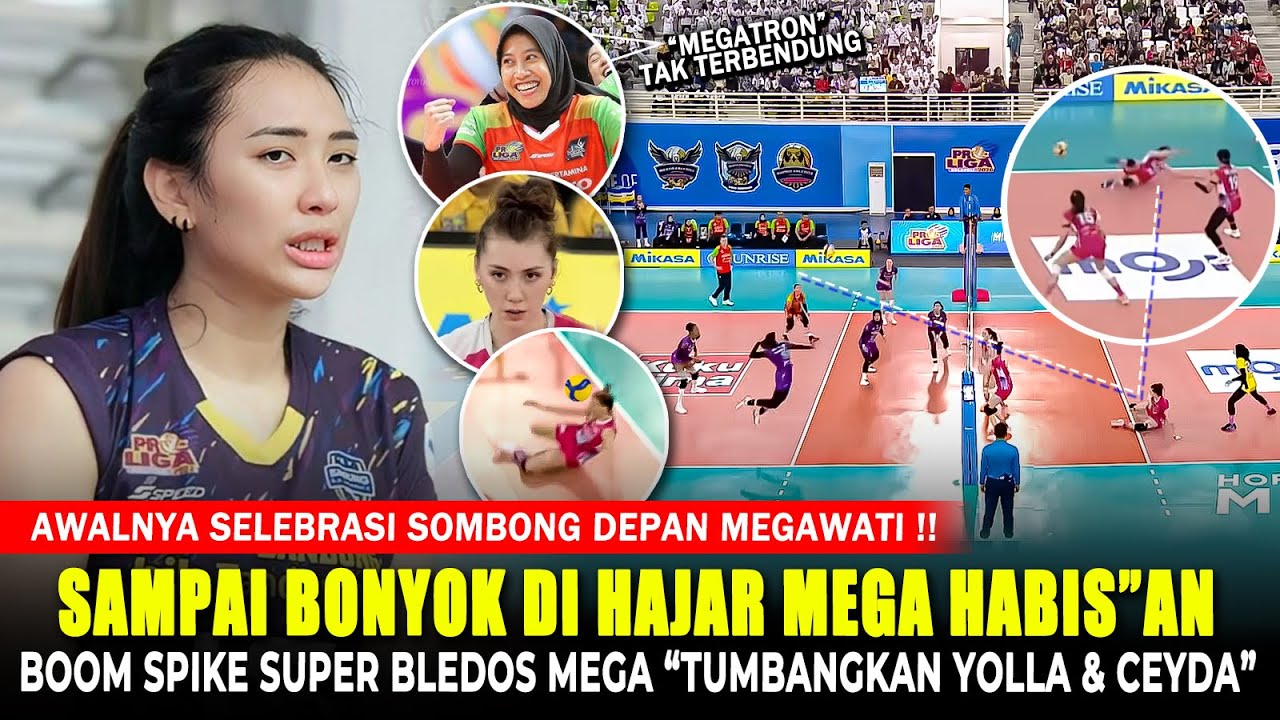 KARMA YOLLA Berani Songong Depan Megawati !! Comeback AJAIB Megatron Tumbangkan Livin #JPE Pertamina