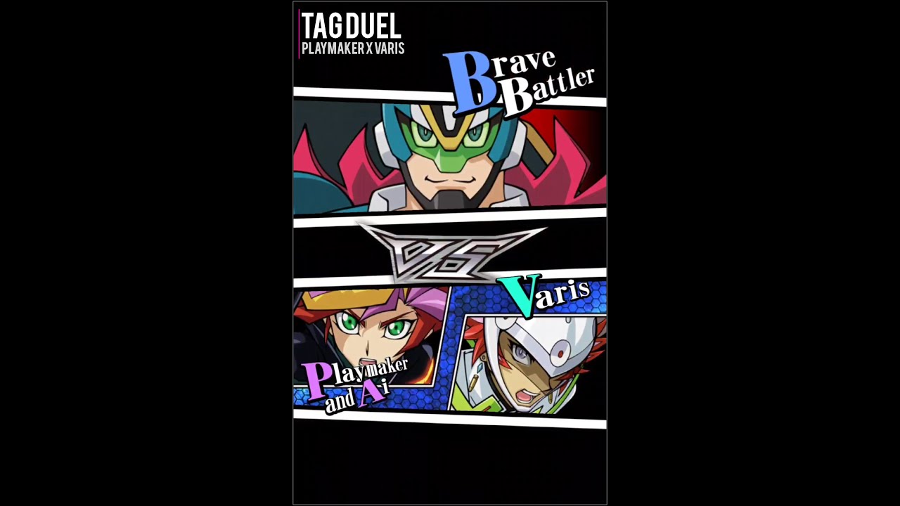 Yugioh Duel Links - 1 Vs 2 Brave Battler Vs Playmaker x Varis