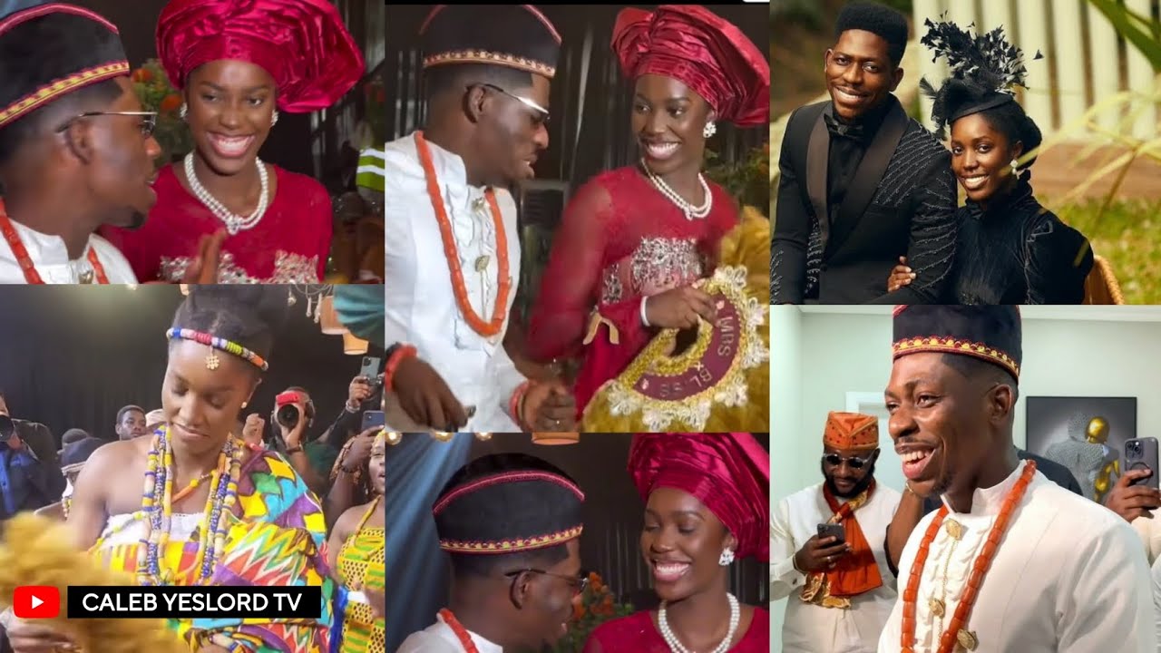 Video Of Moses Bliss And Marie Wiseborn’s Traditional Marriage In Ghana