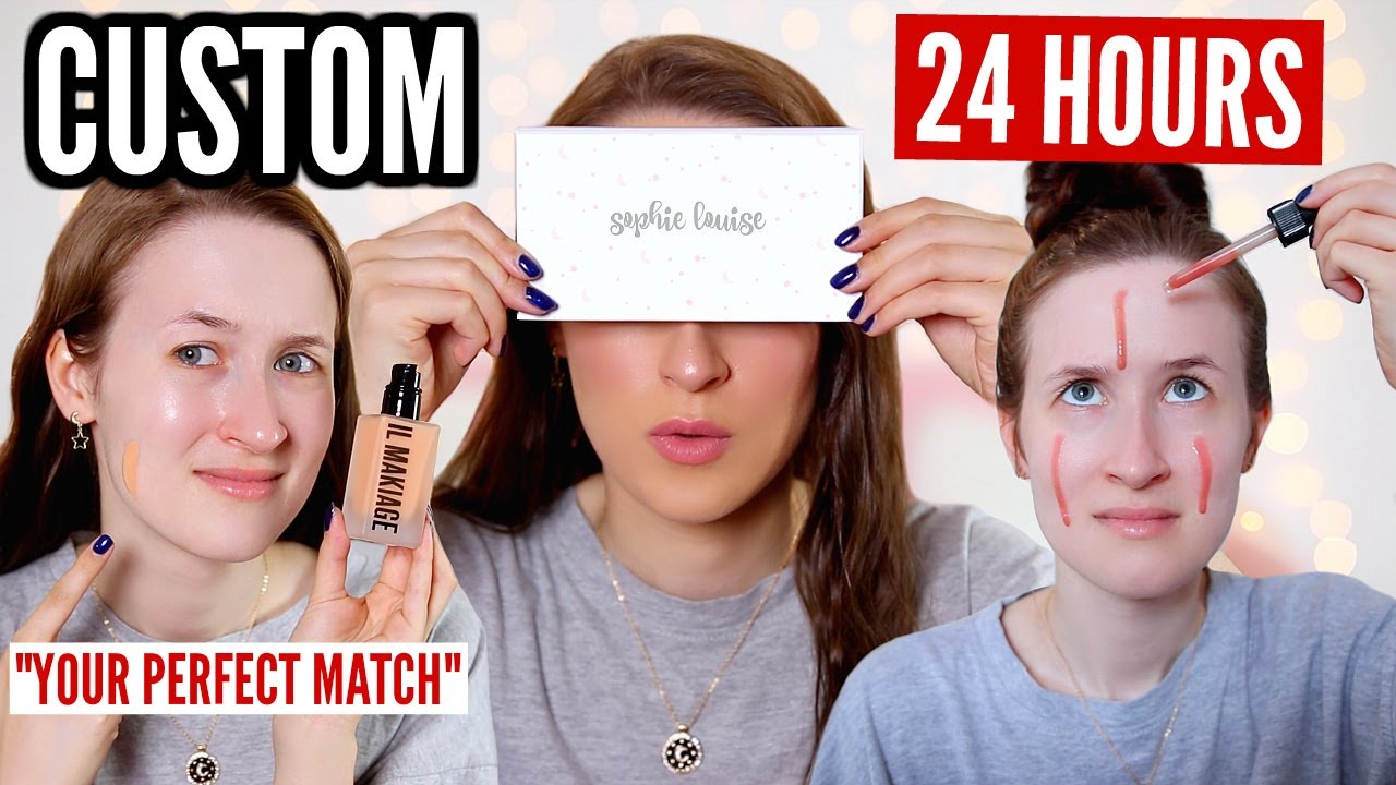 I Only Used CUSTOM BEAUTY PRODUCTS For 24 Hours...