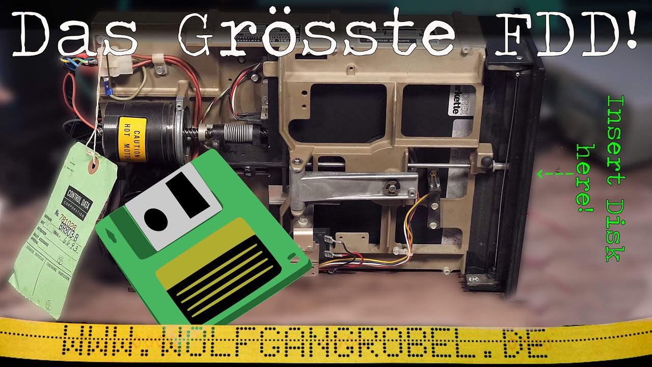 Das größte Diskettenlaufwerk: 